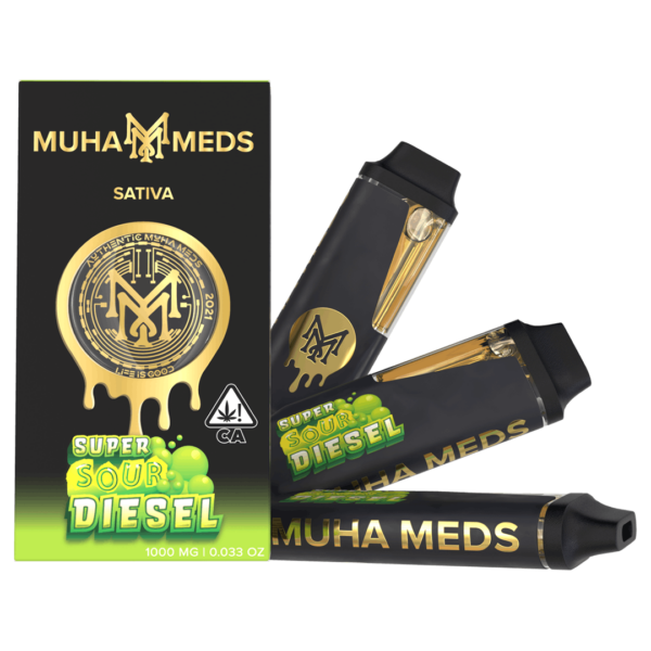 Muha Meds - Super Sour Diesel THC Distillate - 2g
