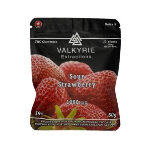 Valkyrie - Sour Strawberry 1000mg THC