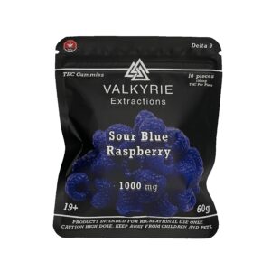 Valkyrie - Sour Blue Raspberry 1000mg THC