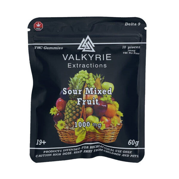 Valkyrie - Sour Mixed Fruit 1000mg THC