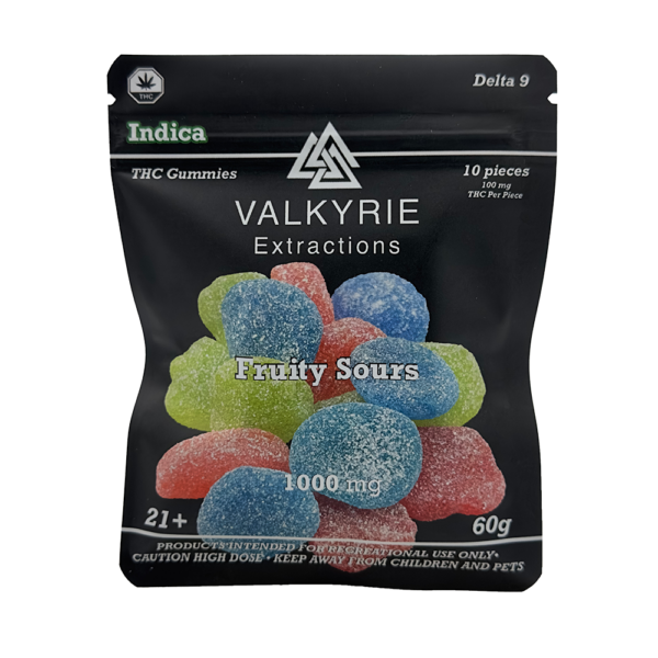 Valkyrie - Fruity Sours 1000mg THC - Image 2