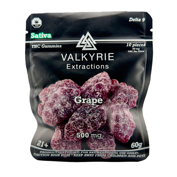 Valkyrie - Grape Gummies 500mg